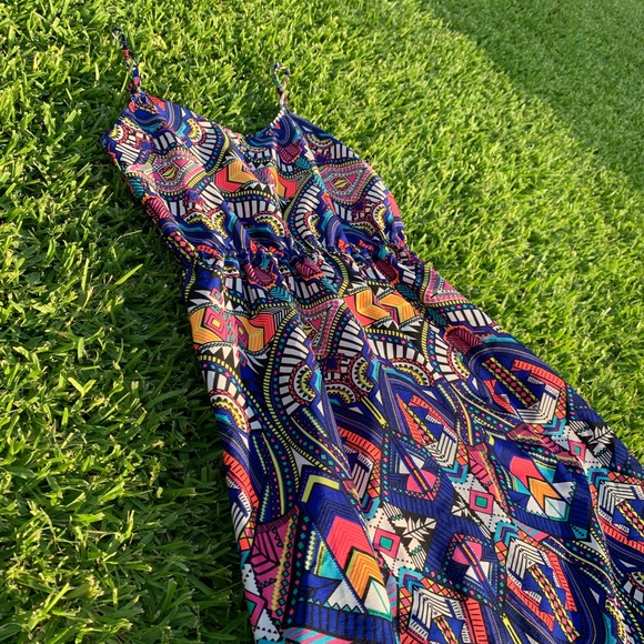 ✨💖💜 NWOT Super Fly Vibrant Aztec Maxi 💜💖✨ - Picture 8 of 8